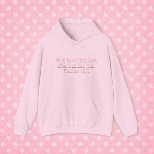Baby Jesus Psalm 46:5 Hoodie - Cafe Neapolitan
