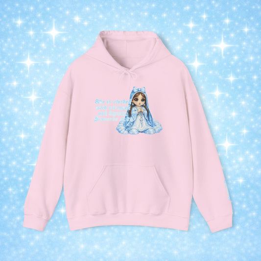 Devine Virgin Mary - "She is Clothed with Strength & Dignity" Hoodie