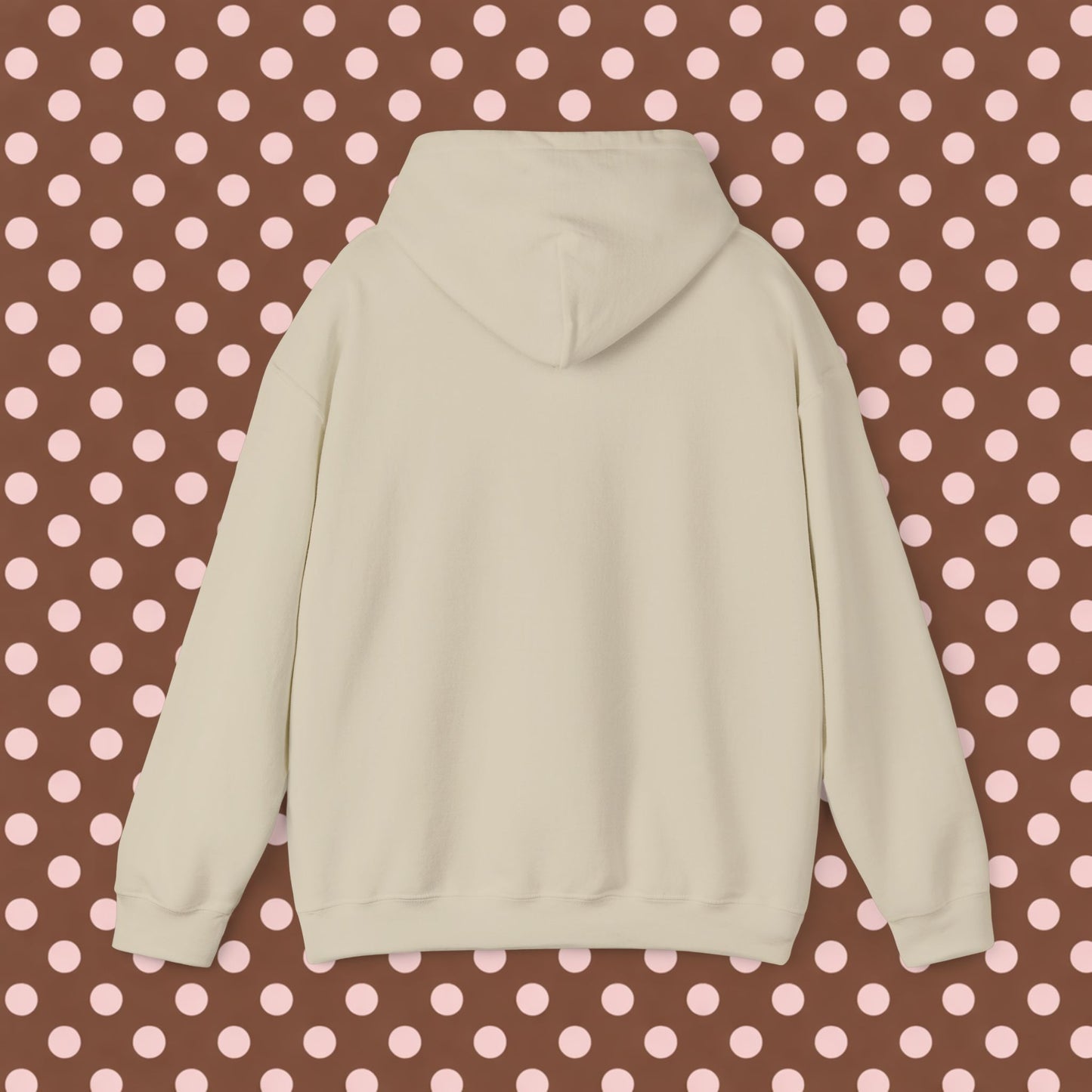 Chocolate & Cream Polka Dot Psalm 46:5 Essential Hoodie – Neapolitan Café