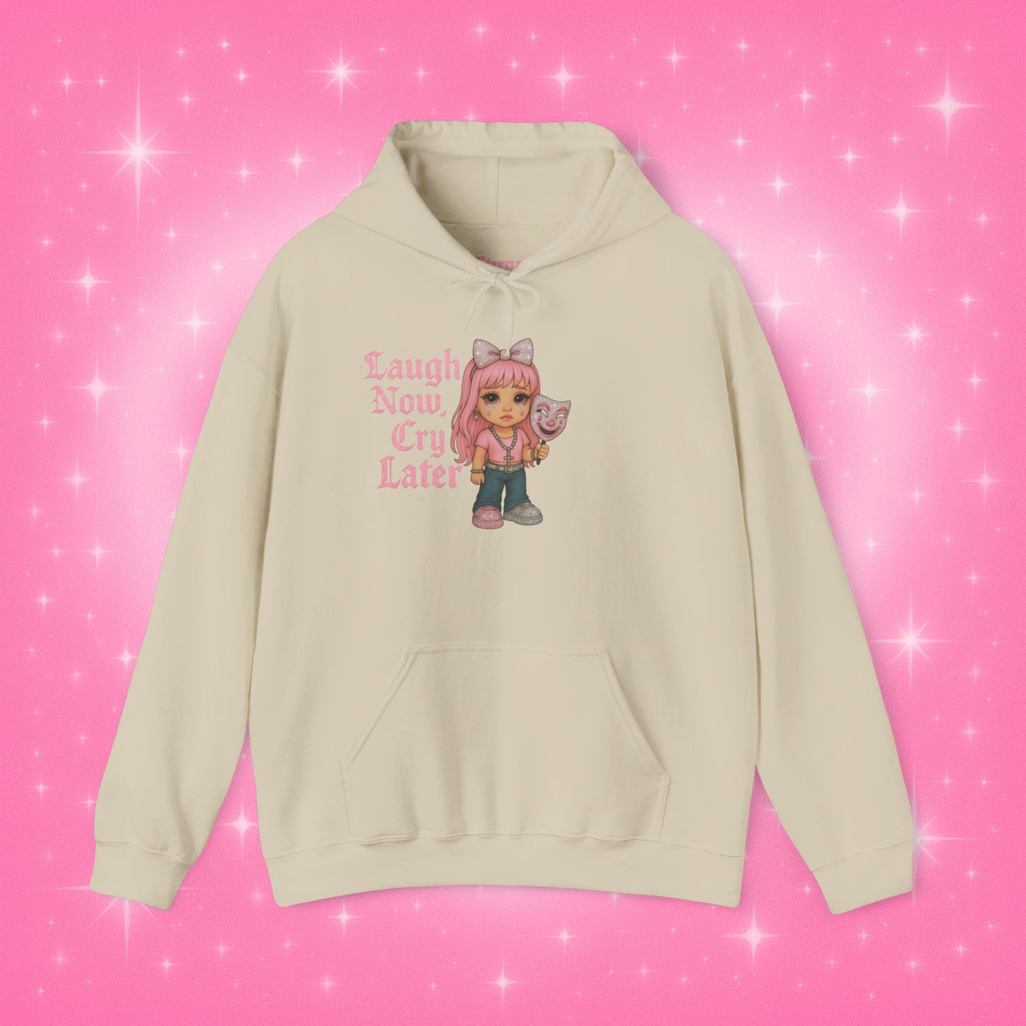 Laugh Now Cry Later Doll Hoodie